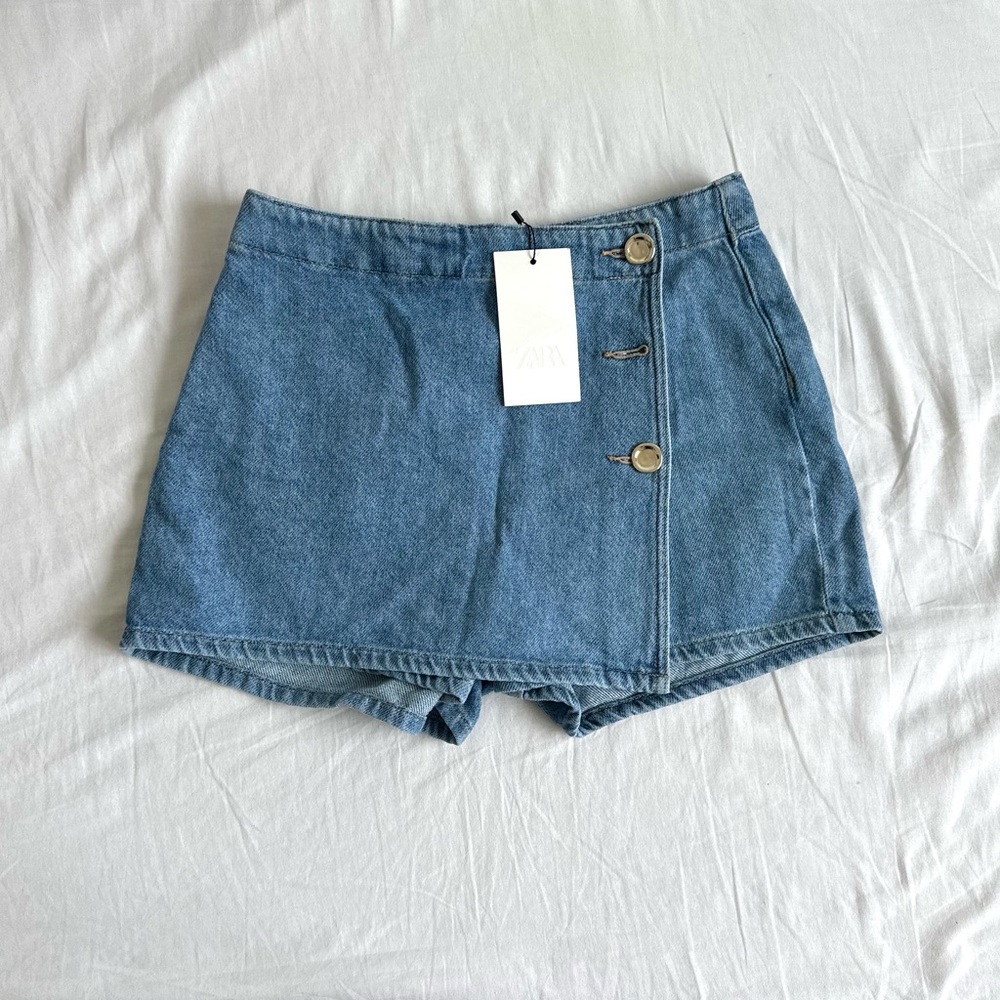 ZARA denim skort